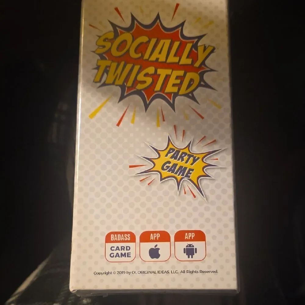 Socially Twisted Party Card Game BRAND NEW